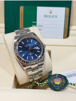 Rolex Datejust 36 126234 Blue Dial Oyster Bracelet