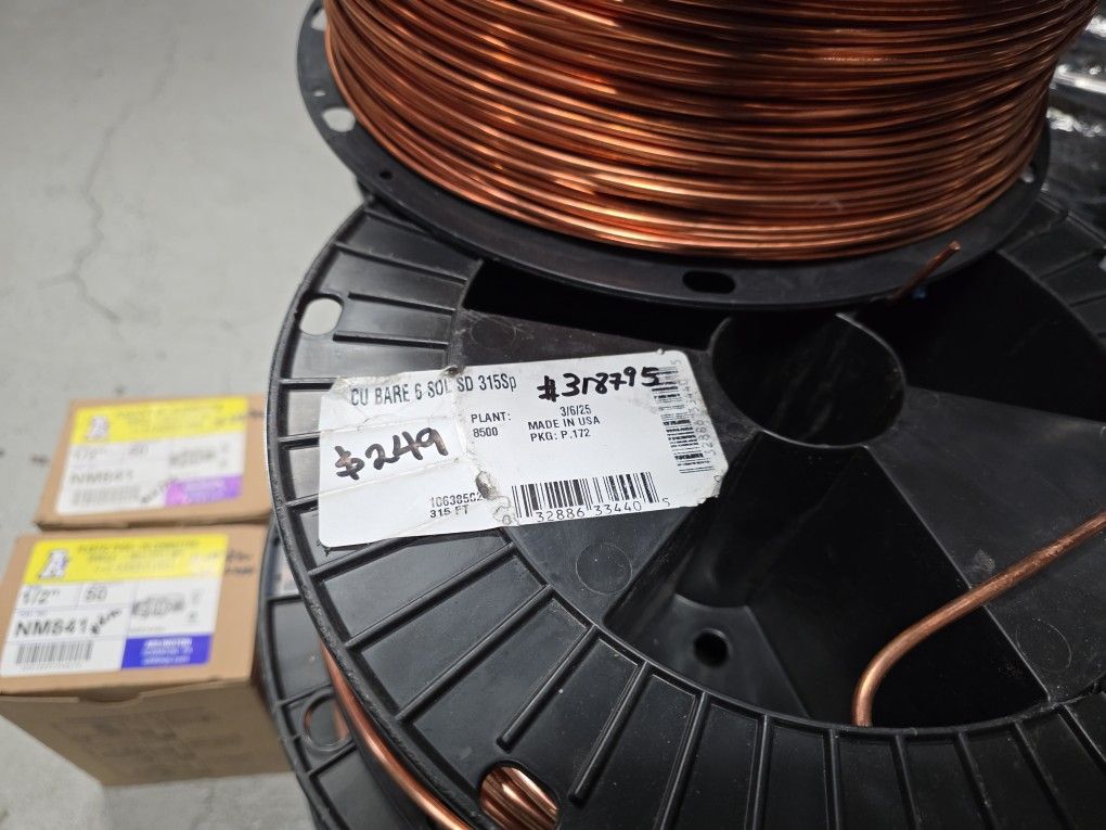 25 Ft. 8-Gauge Solid Bare Copper Grounding Wire – Soft-Drawn For Residential Electrical Systems