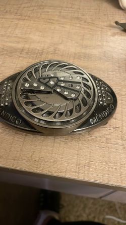 Hecho en México belt buckle