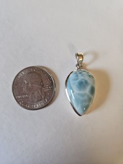 Larimar Pendant 