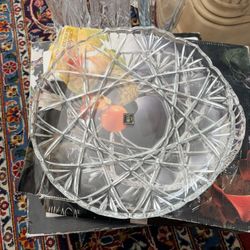 Crystal Serving Trays Mikasa Studio Nova $15 Each 