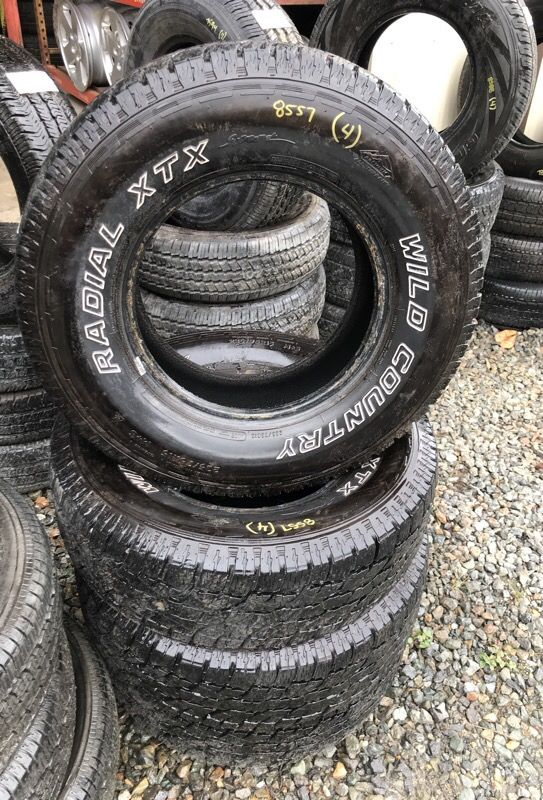 Wild Country Radial XTX Sport P235/75R15 Set of Tires 15” Stock #8557