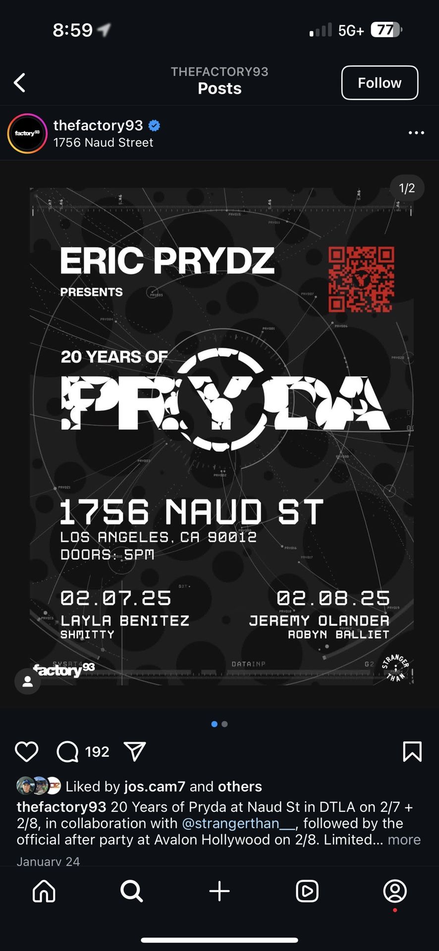 Eric Prydz 20 Years Of Pryda Show