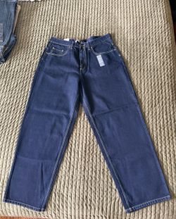 Brand New Blue Anchor Blue Baggy Jeans 36x32 With Tags