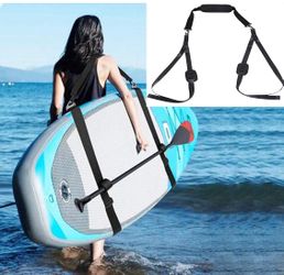 Adjustable Kayak SUP Carry Strap Heavy-Duty Carrying Shoulder Belt for Surfboards, Paddleboards, Longboards and Kayaks