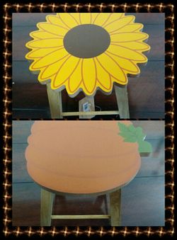 Fall Table Decor Plant Stand Yard Party Mesa Patio