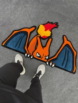 Custom Pokemon Charizard Rug