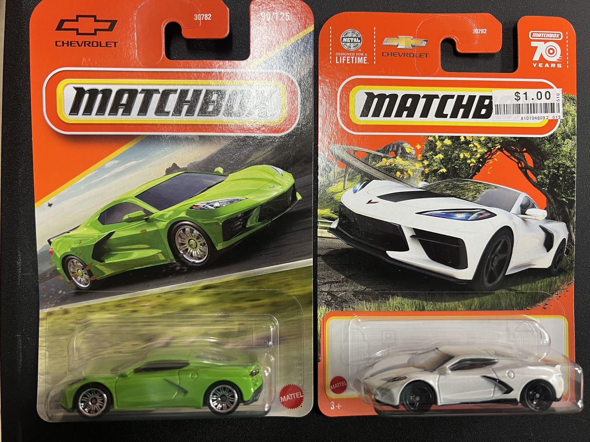 Matchbox Corvettes