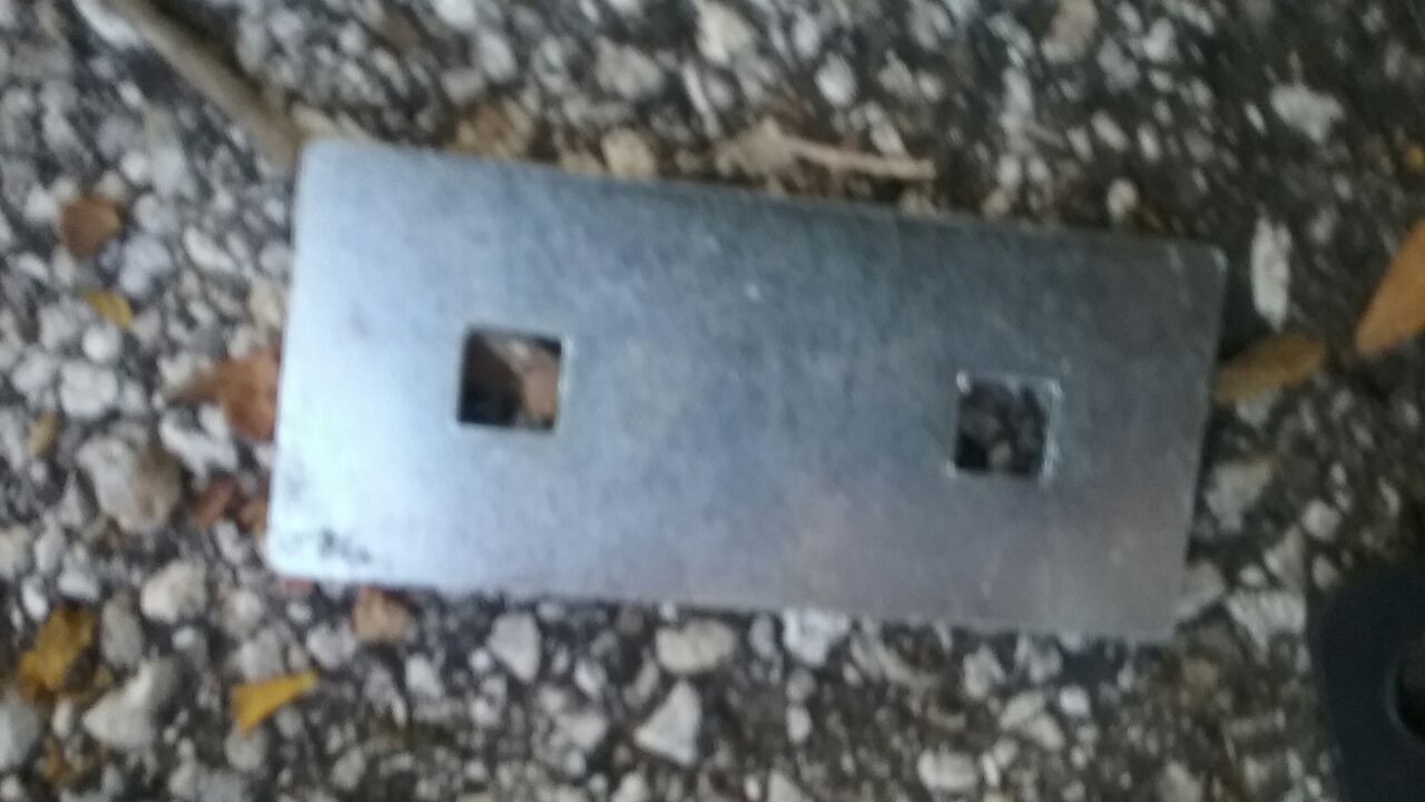 2 Brackets for basketball hoop setup