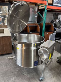 Cleveland KEL-40-TSH Short Series 40 Gallon Tilting Full Steam Jacketed Electric Kettle  208/240V #4846