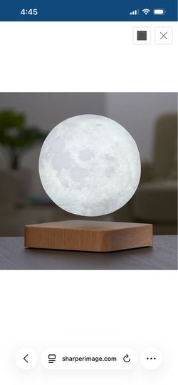Sharper image Levitating moon lamp