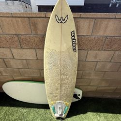 Weber 6’3” Short Surfboard