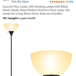 floor lamp *free Pack Of Bulbs!