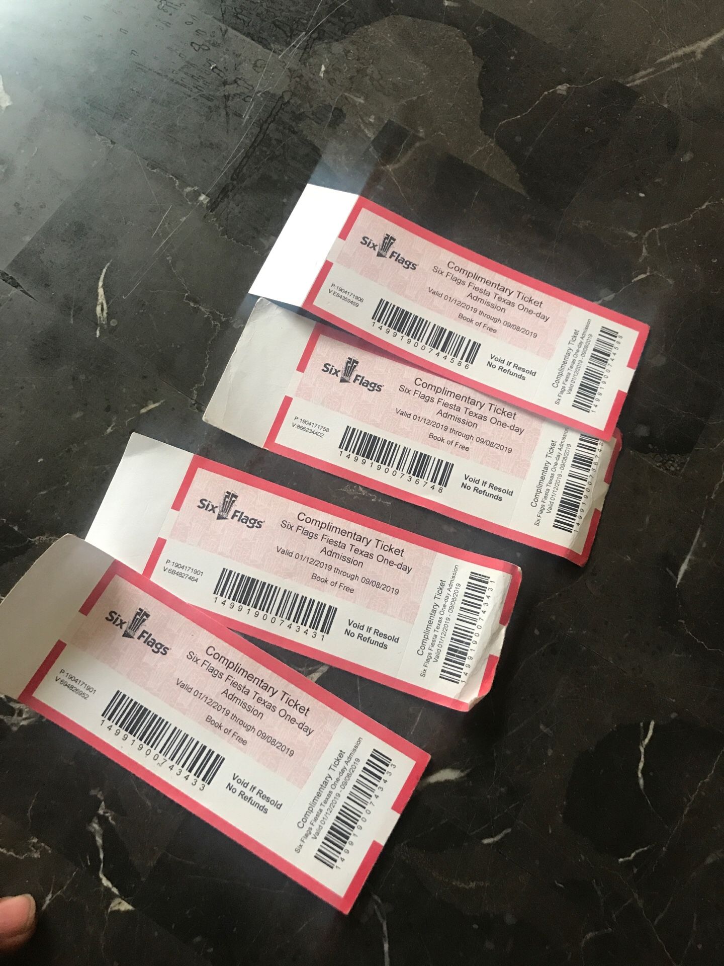 Six Flags Fiesta Texas Tickets With Coupon Book