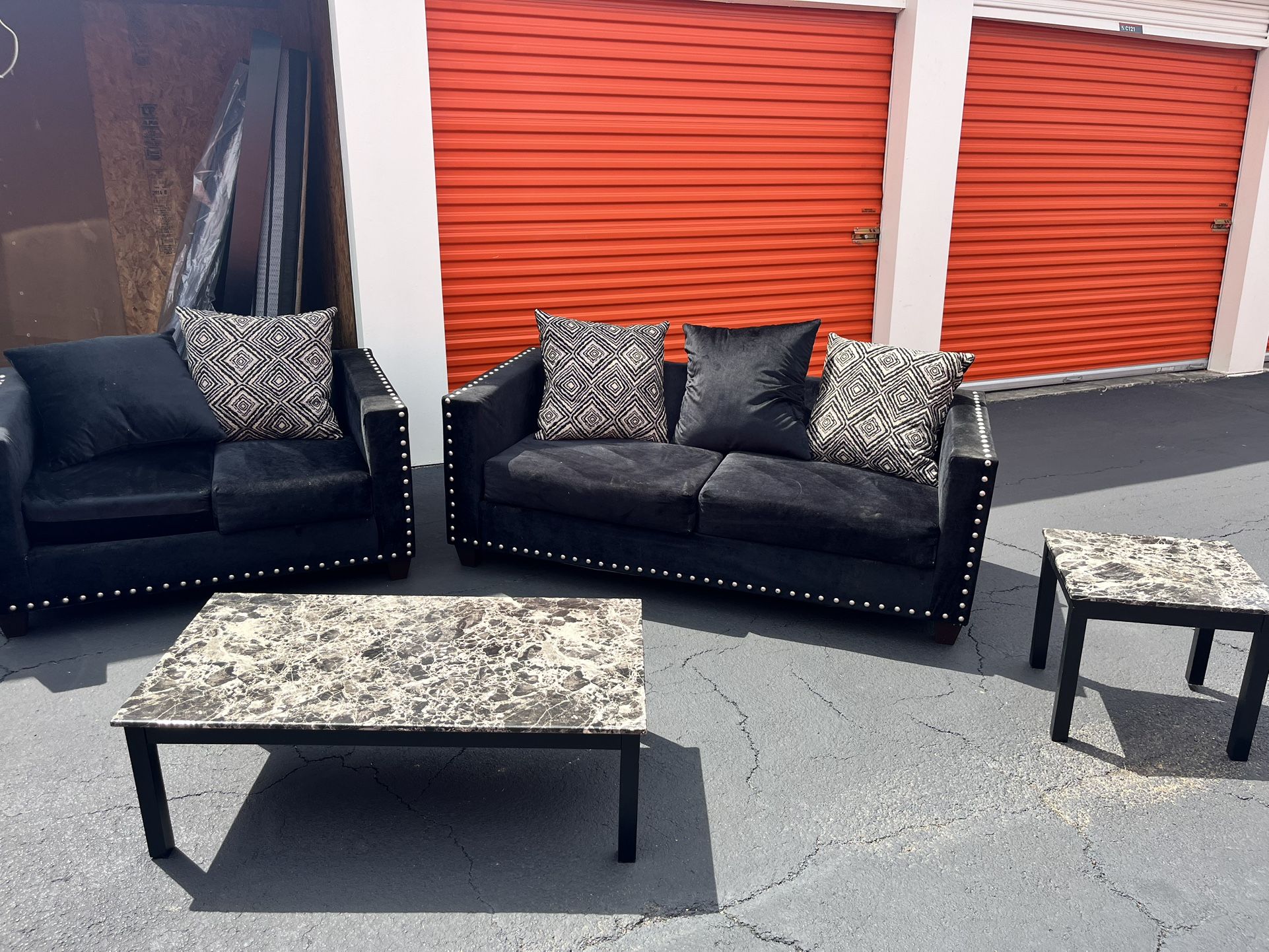 Couch Set and Tables
