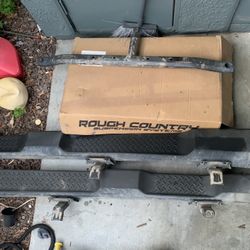 Stock Jeep Parts (Side Steps, Shocks, Springs)