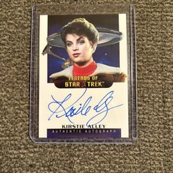 Star Trek Kirstie Alley Autograph Card 