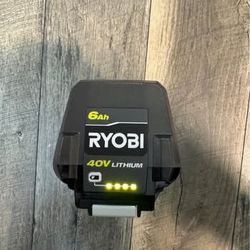 Ryobi 6ah battery