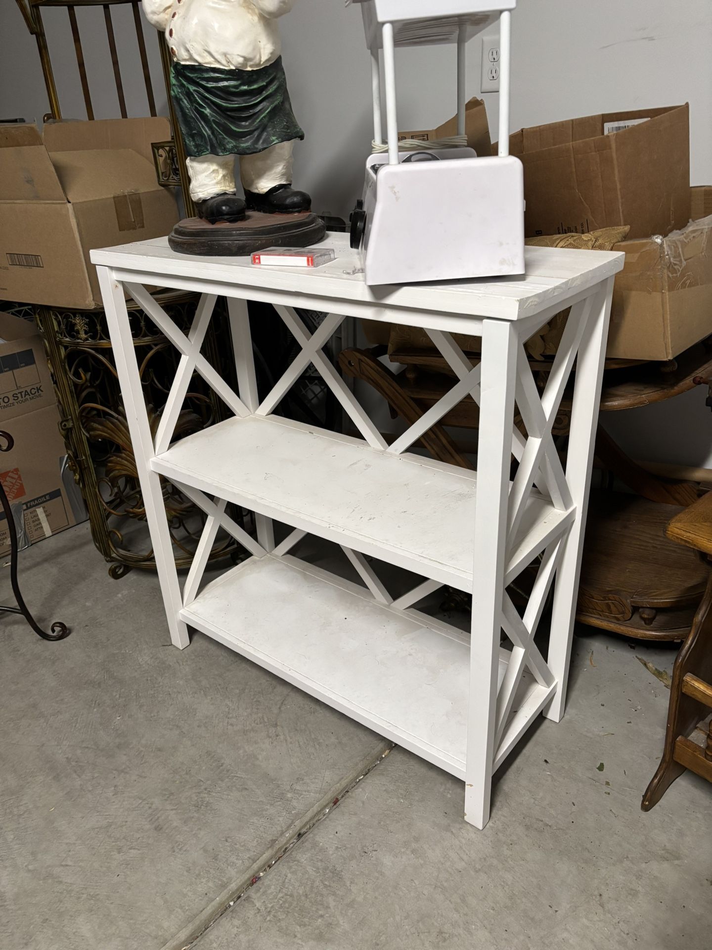 White Wood Shelf