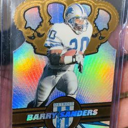 Barry Sanders Gold Die-Cuts SSP LIONS