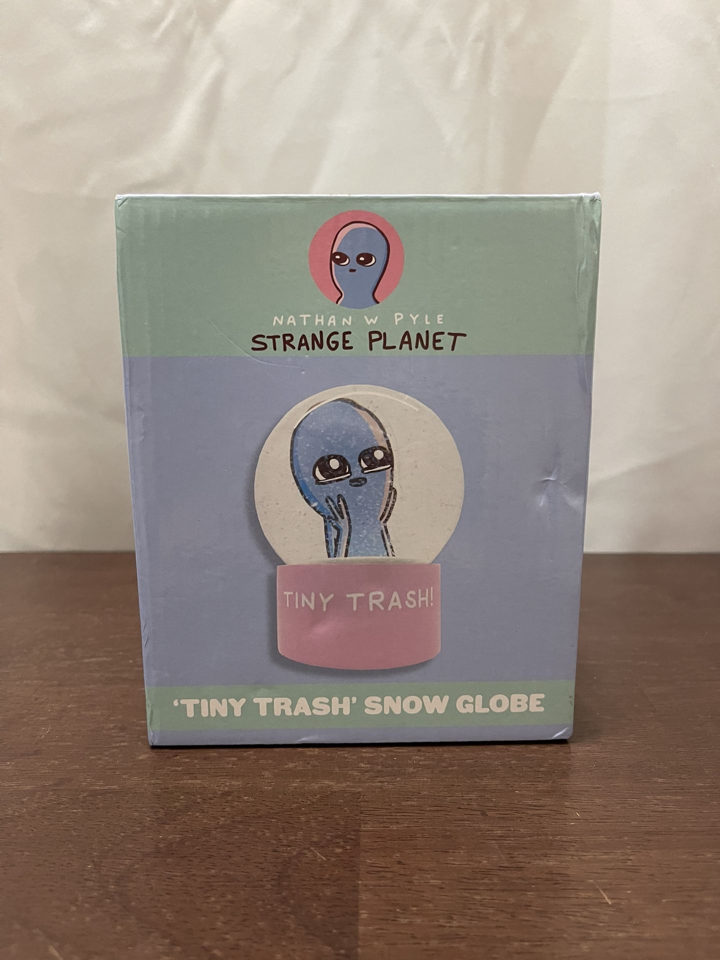 Tiny Trash Snow Globe 