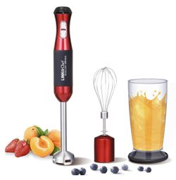 LINKChef Immersion Blender 3-in-1, 300 Watt 20 Speed Hand Blender Powerful SS