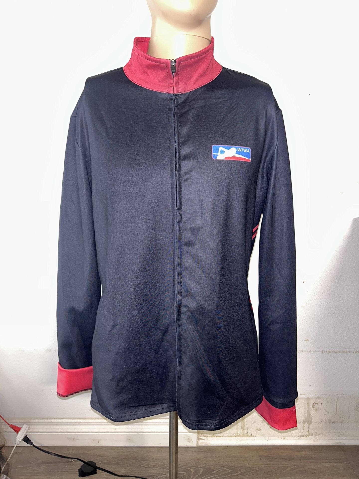 Women's Professional Billiard Association WPBA full-zip track jacket Black Sz XL