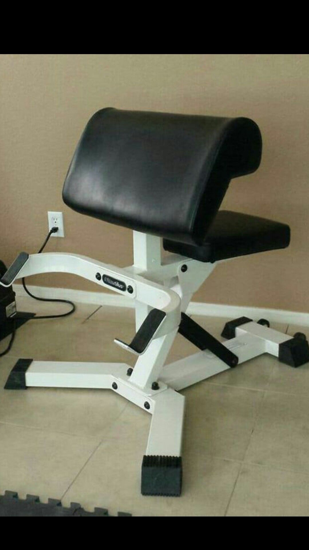 Nautilus Preacher Curl Weight Bench