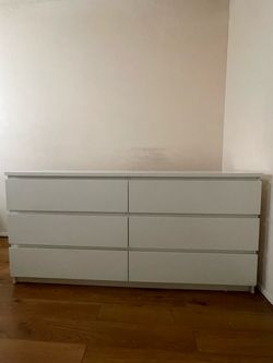 White IKEA Dresser