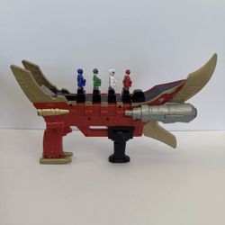 Bandai Power Rangers Super Mega Force Blaster Cannon Gun, 4 Keys 2014