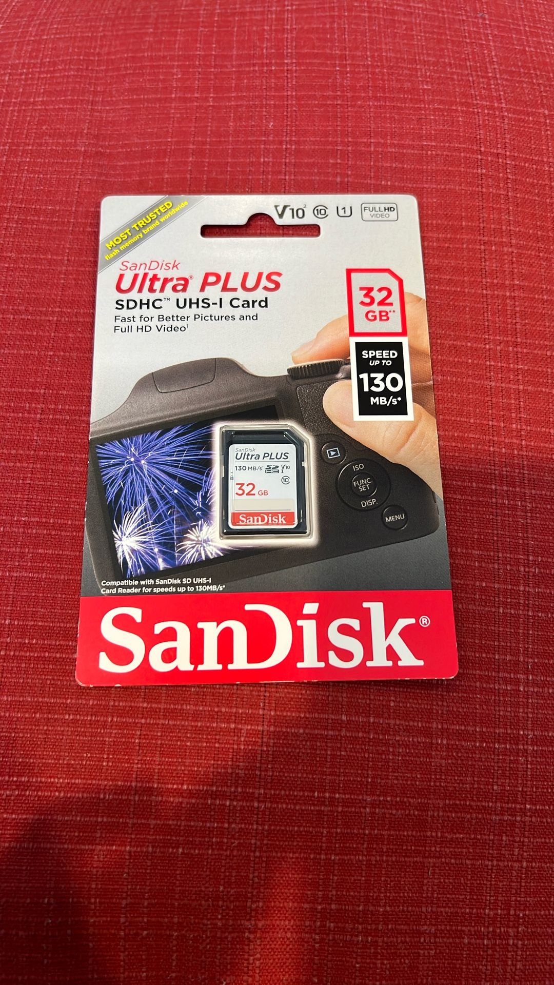 Sandisk Ultra Plus SDHC UHS-I Card 32 GB