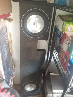 F150 amplifier and subwoofer