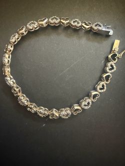 925 SILVER BRACELET 7 1/2 INCHES LONG