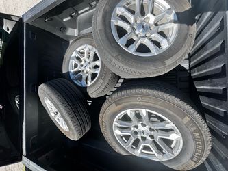 Chevy Silverado Rims and Tire set