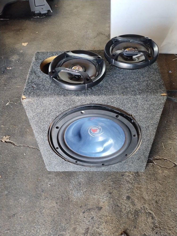 12" Sub Plus Door Speakers Best Offer
