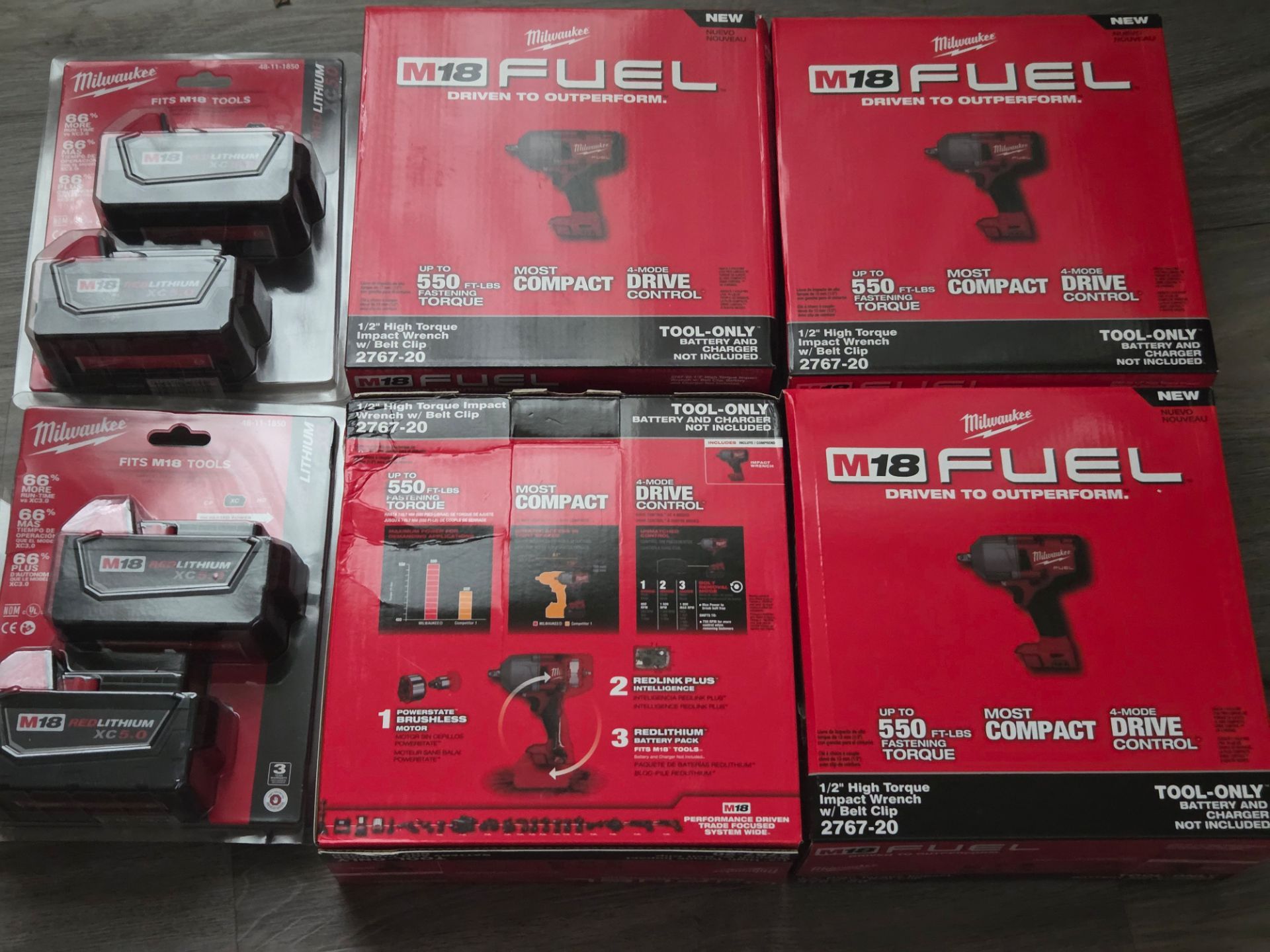 Milwaukee 2767-20 M18 FUEL High Torque Impact Wrenches