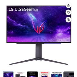 LG 27GR95QE-B | OLED | 27” | 1440p | 240hz | 0.03ms | True Black | 