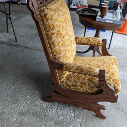 Vintage, Carved, Eastlake Rocker