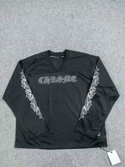 Chrome hearts Black Mesh long sleeve Jersey