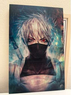 Naruto Kakashi Sasuke 3D Lenticular Artwork