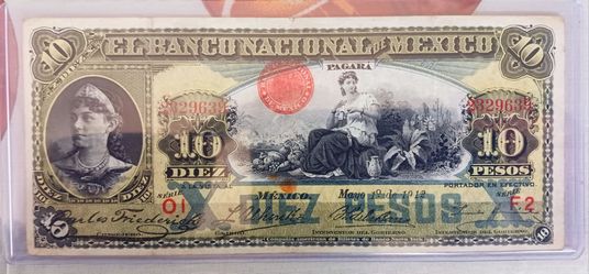 Billete Mexicano grande