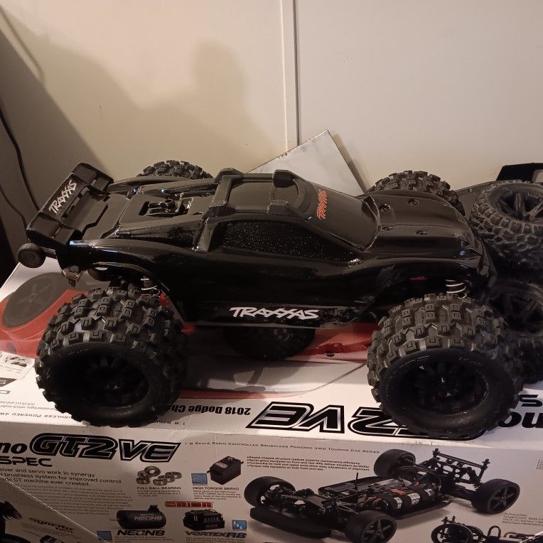 Rc Car Traxxas Rustler Vxl 4x4 Rtr $225