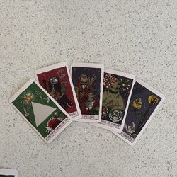 Nightmare Before Christmas tarot cards