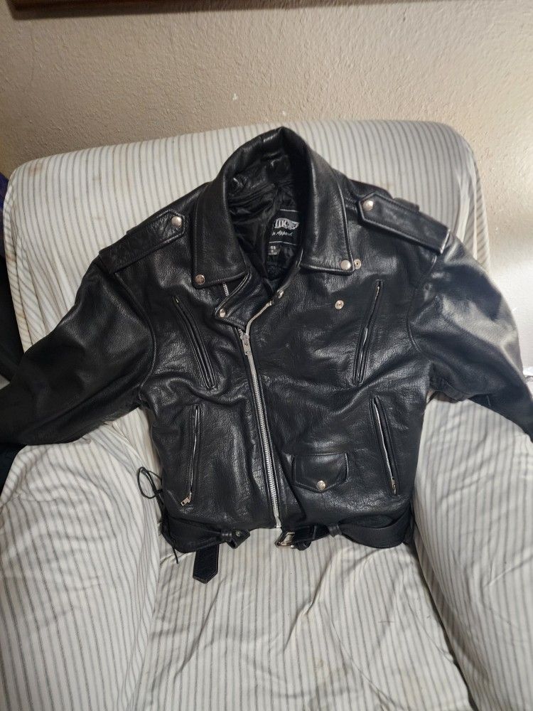 .leather Riding Jacket