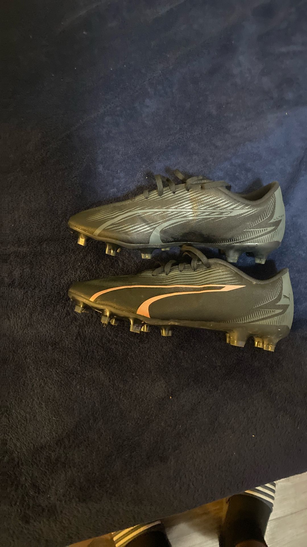 Puma, Cleats, Black,size 9