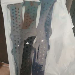 Rubinom Compatible with Apple Watch Band 40mm 38mm 44mm 42mm Women Men,【3 Pack】Soft Sport Silicone Breathable Holes Waterproof Replacement Wristband f