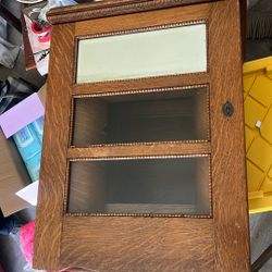 Antique Oak Barista Book Case A
