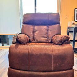 Flexsteel Power Recliner with Power Headrest & Lumbar