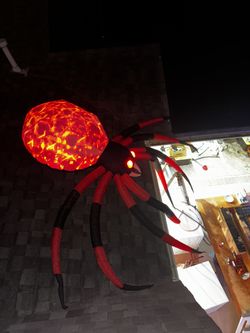 Giant 12ft Spider. Halloween 🎃 Inflatable Outdoor Feature 
