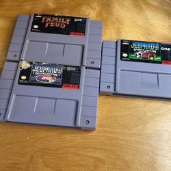 Super Nintendo - SNES - Jeopardy And Family Feud